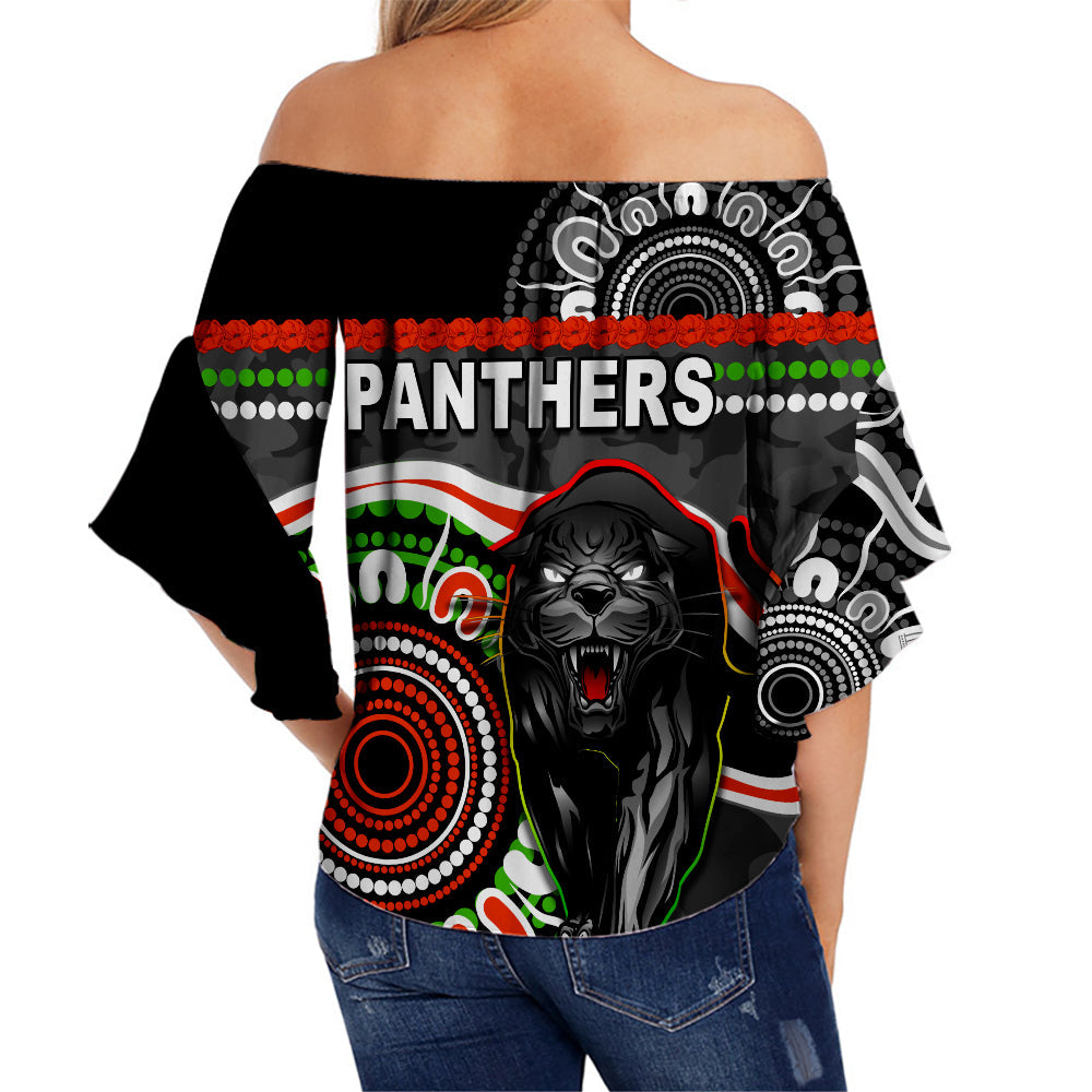 custom-personalised-panthers-anzac-day-off-shoulder-waist-wrap-top-aboriginal-lest-we-forget-ver01