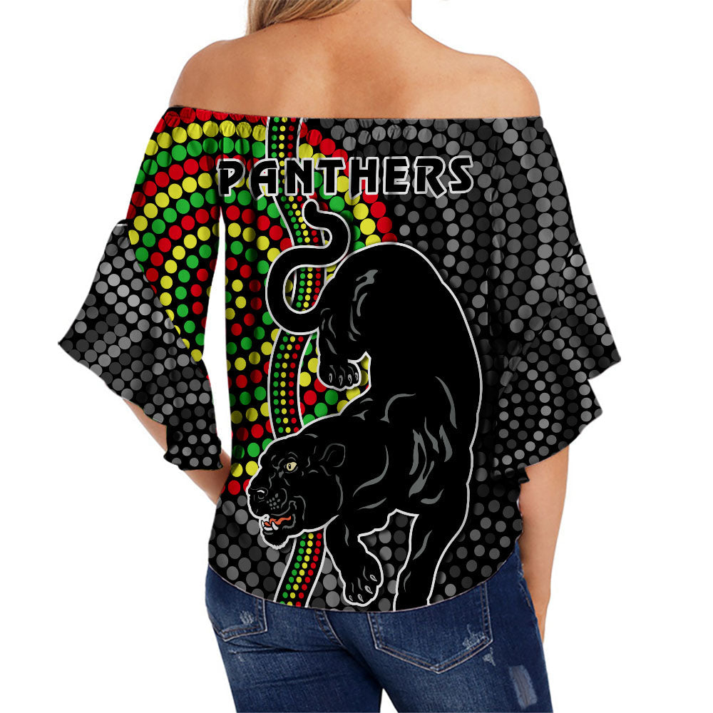 custom-personalised-panthers-off-shoulder-waist-wrap-top-simple-wild-indigenous