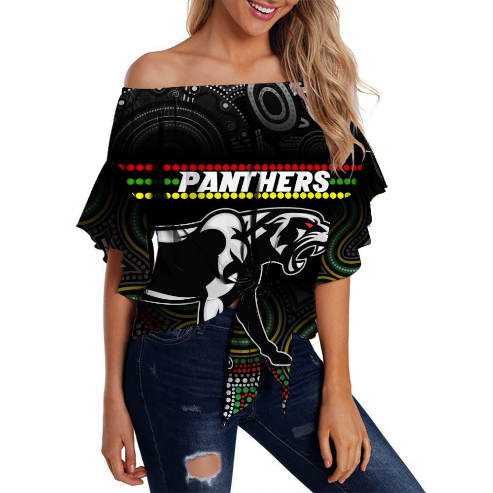 custom-personalised-panthers-indigenous-off-shoulder-waist-wrap-top-premiers-penrith-champion