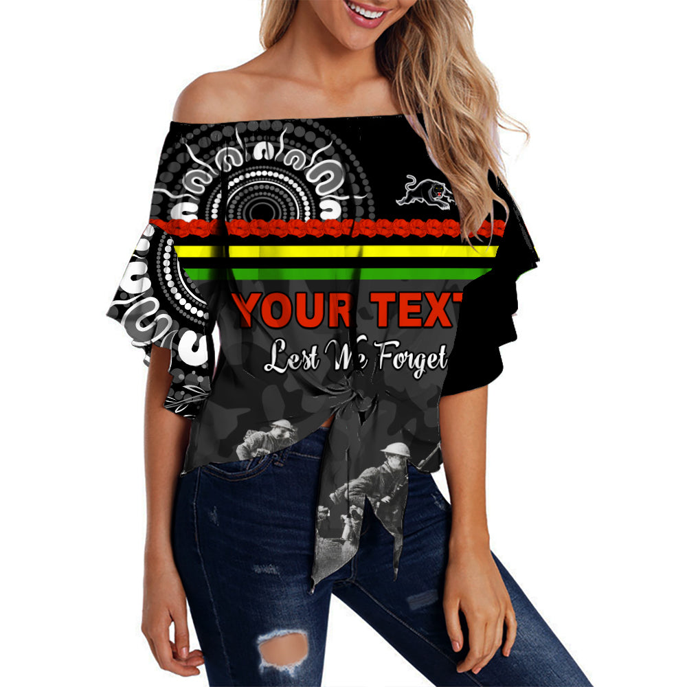 custom-personalised-panthers-anzac-day-off-shoulder-waist-wrap-top-aboriginal-lest-we-forget-ver02