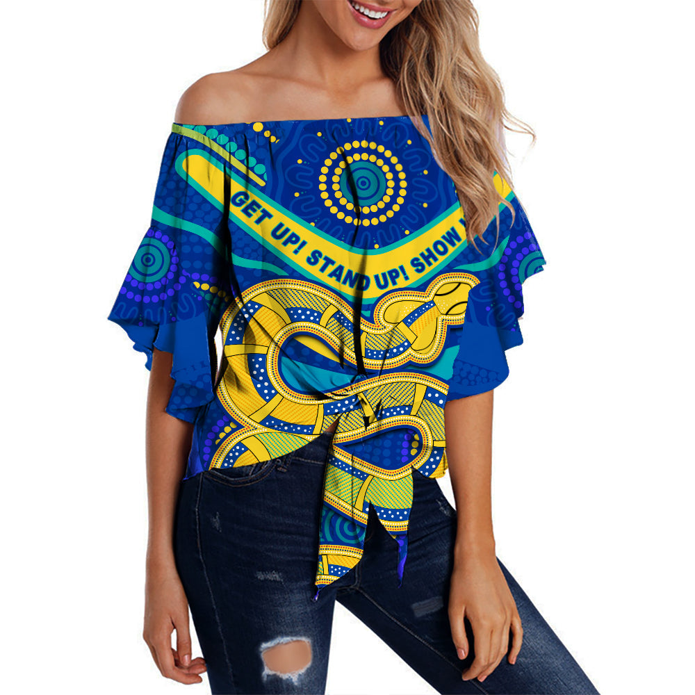 custom-personalised-eels-naidoc-week-2022-off-shoulder-waist-wrap-top-aboriginal-get-up