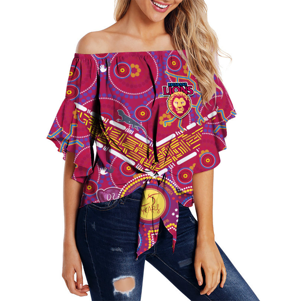 brisbane-football-off-shoulder-waist-wrap-top-indigenous-pattern-go-lions-unique-version