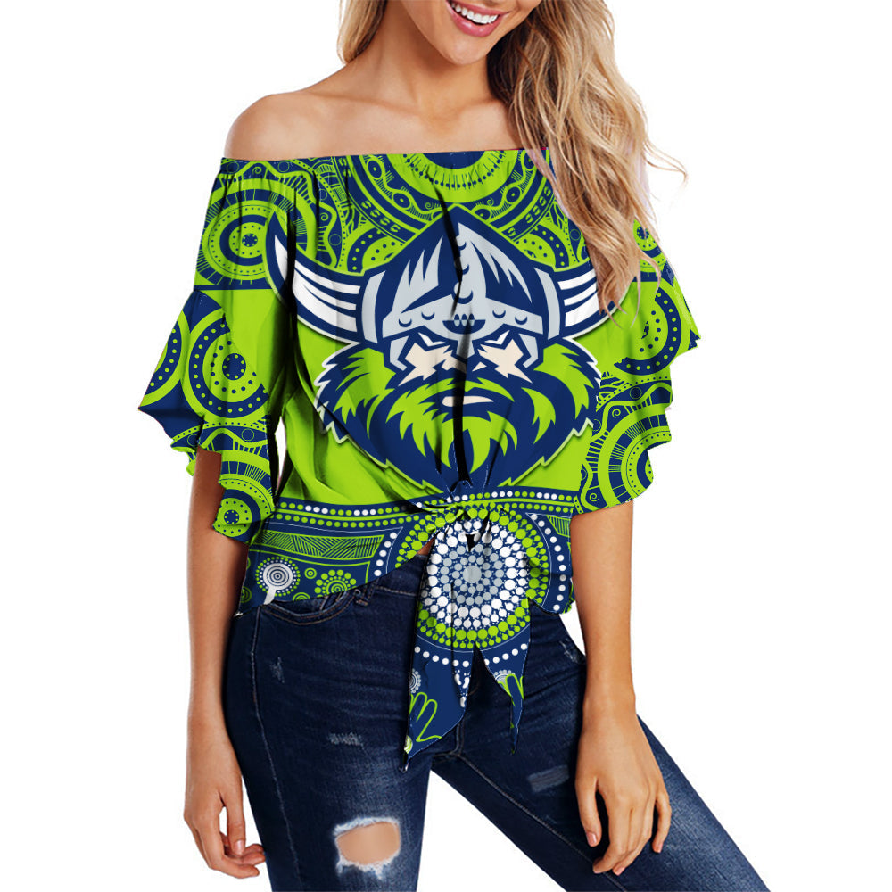 raiders-rugby-off-shoulder-waist-wrap-top-aboriginal-pattern