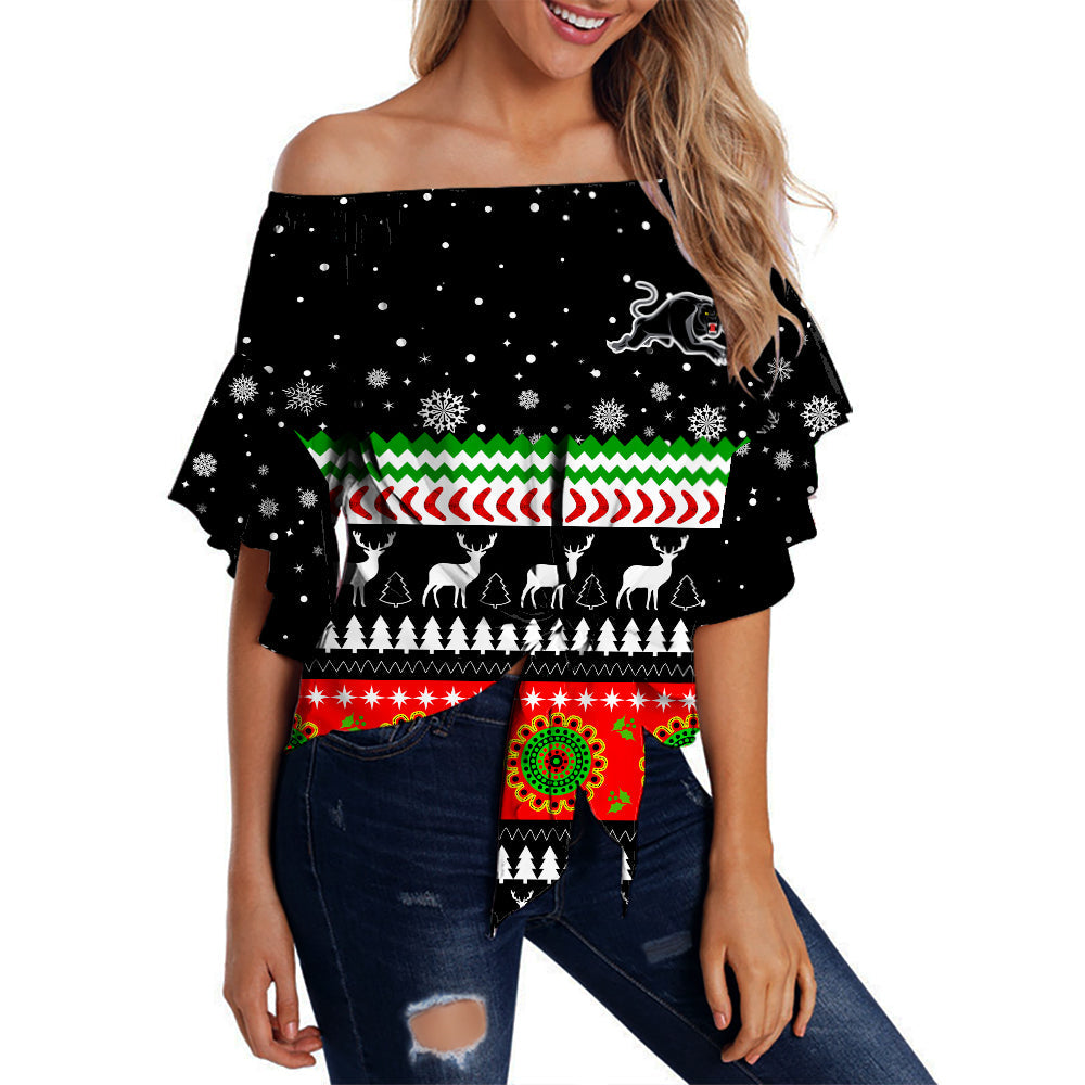 custom-personalised-panthers-off-shoulder-waist-wrap-top-penrith-christmas-the-riff