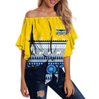 custom-personalised-cowboys-aboriginal-off-shoulder-waist-wrap-top-christmas-north-queensland