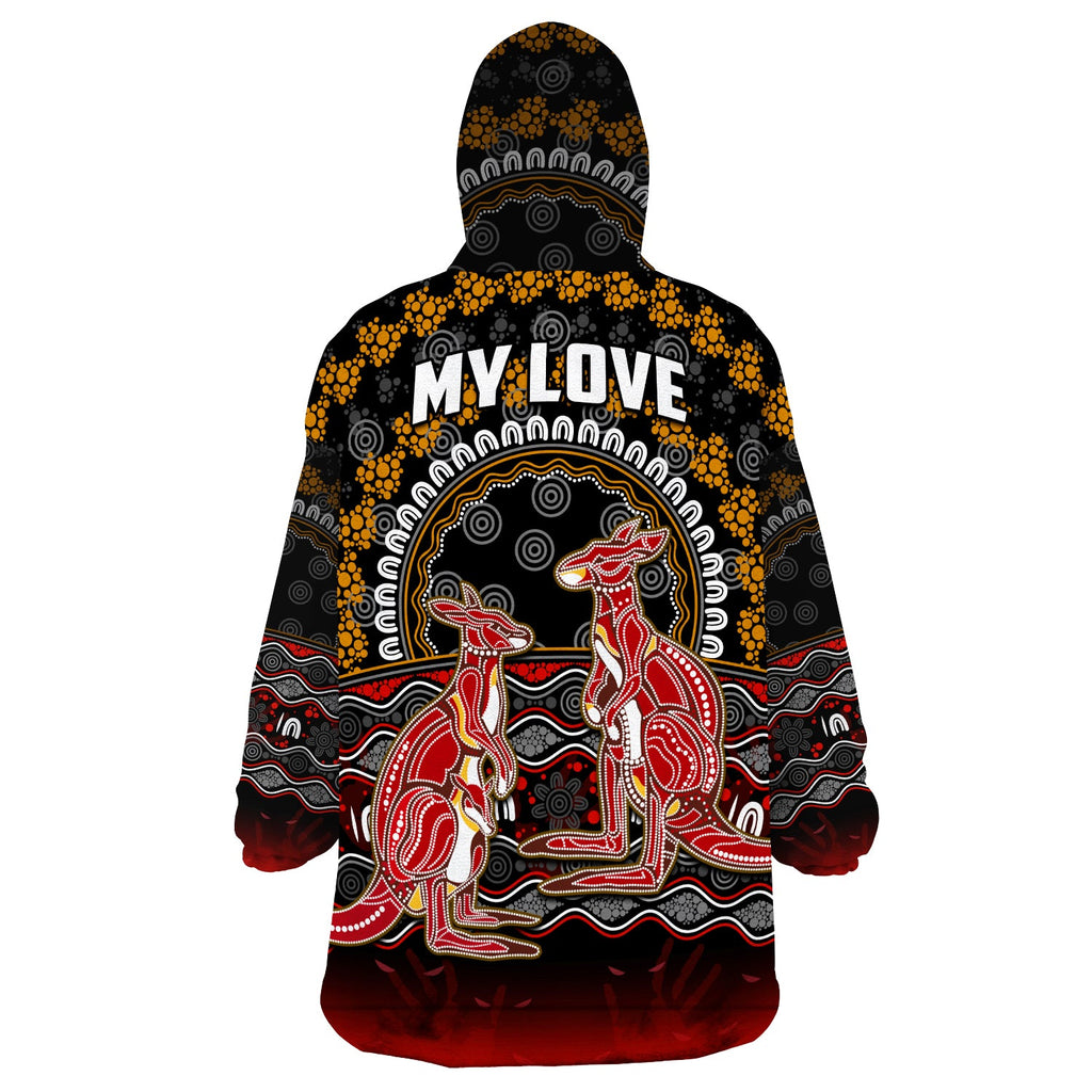 custom-personalised-australia-valentine-wearable-blanket-hoodie-aboriginal-couple-kangaroos-my-love