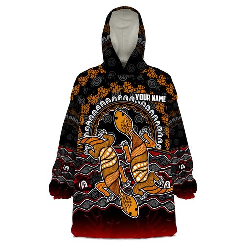 custom-personalised-australia-valentine-wearable-blanket-hoodie-aboriginal-couple-lizards-my-love