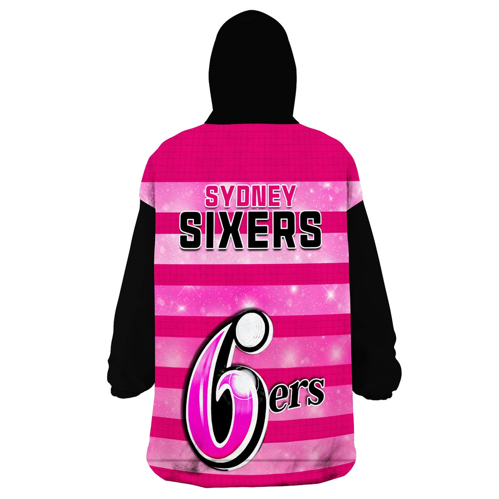 sydney-sixers-cricket-wearable-blanket-hoodie-galaxy-star-simple-ver02