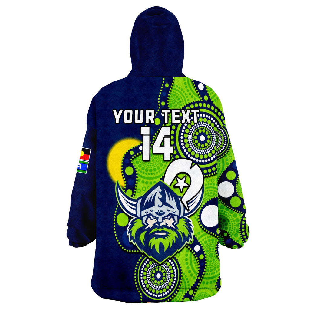 custom-text-and-number-raiders-rugby-naidoc-2023-wearable-blanket-hoodie-canberra-for-our-elders-indigenous-art