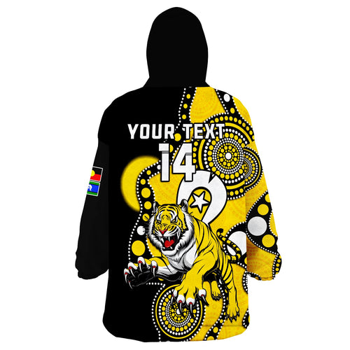 custom-text-and-number-richmond-football-naidoc-2023-wearable-blanket-hoodie-tigers-for-our-elders-indigenous-art