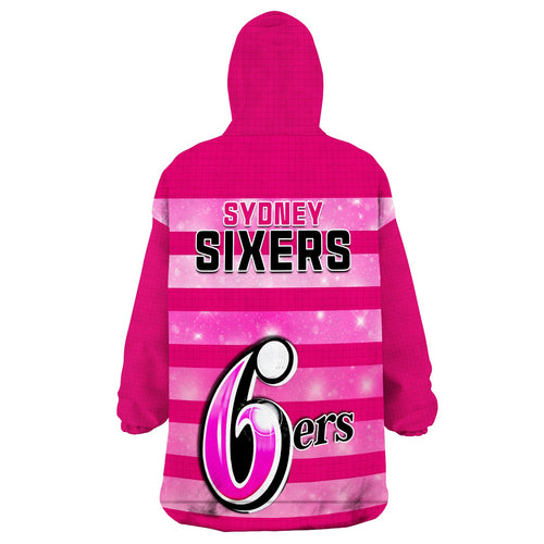 sydney-sixers-cricket-wearable-blanket-hoodie-galaxy-star-simple-ver01