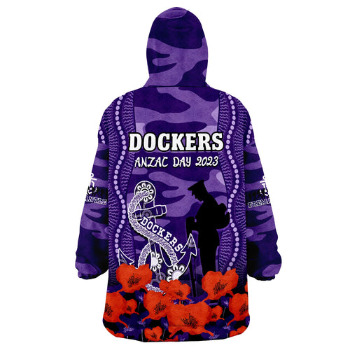 dockers-football-anzac-2023-wearable-blanket-hoodie-aboriginal-mix-poppy-camouflage