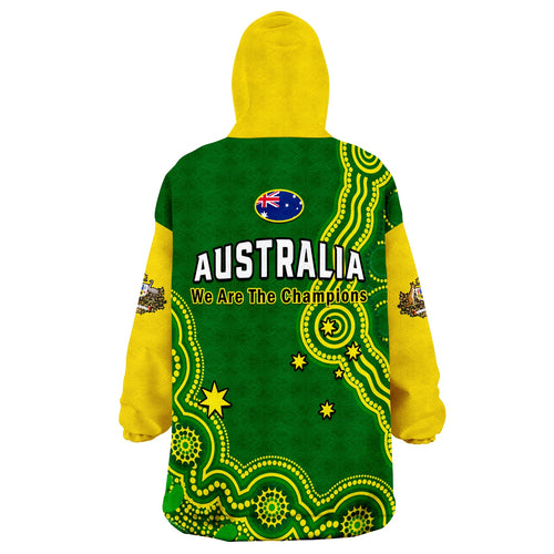 australia-rugby-wearable-blanket-hoodie-jillaroos-champions-indigenous-green-style