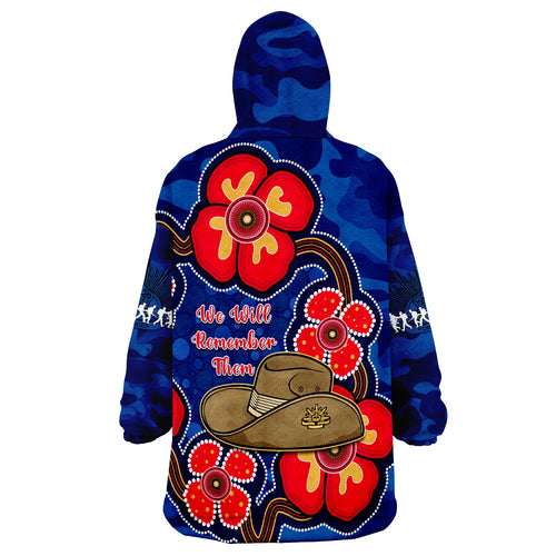 australia-anzac-wearable-blanket-hoodie-lest-we-forget-camouflage-mix-aboriginal-poppies-and-slouch-hat