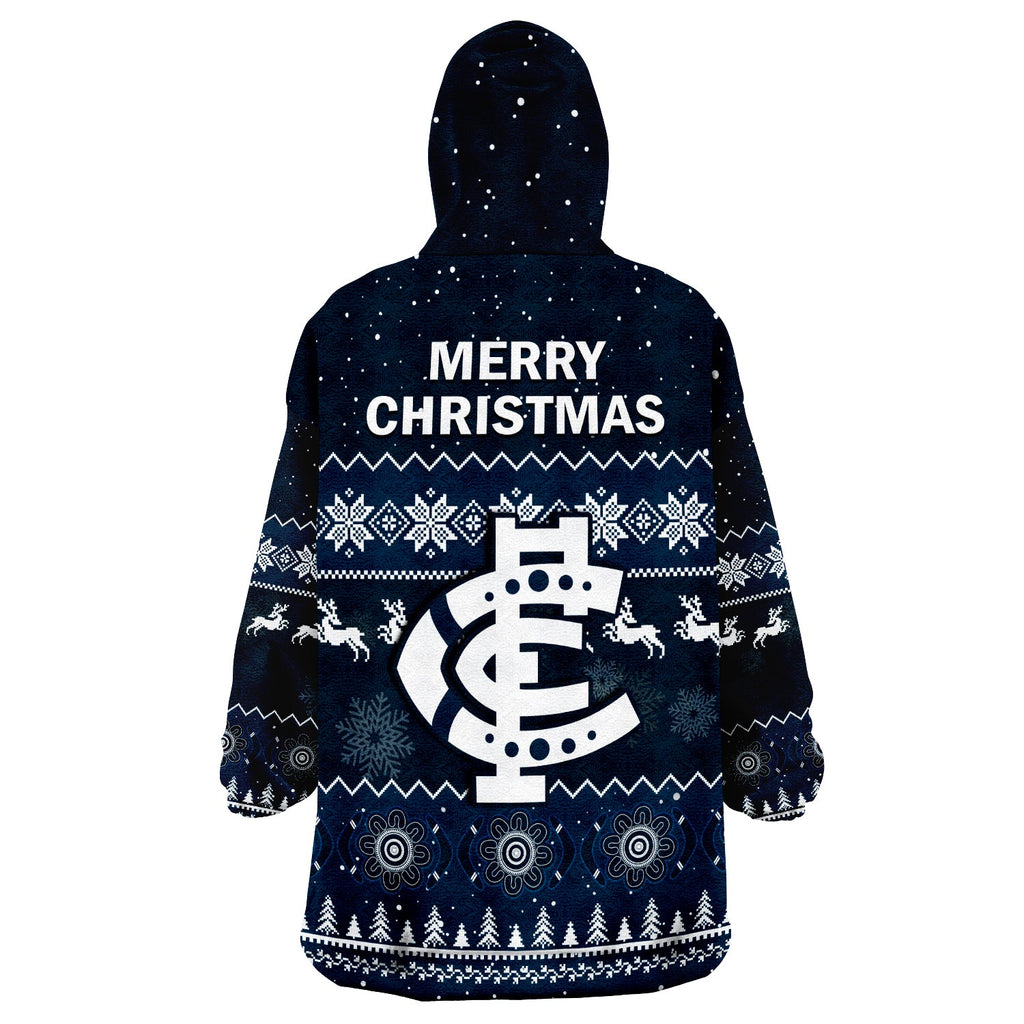 carlton-football-wearable-blanket-hoodie-blues-indigenous-merry-christmas