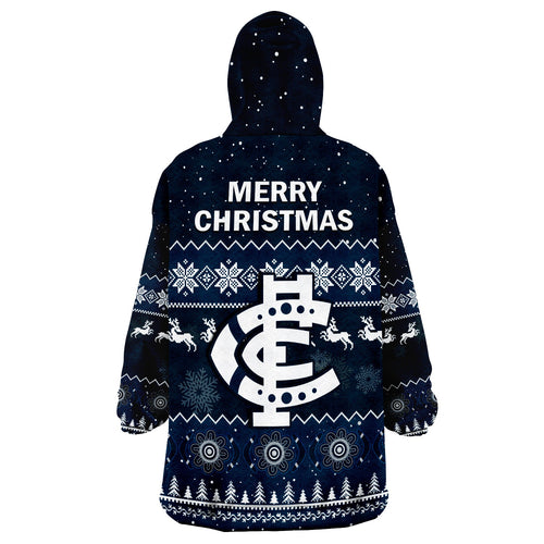 carlton-football-wearable-blanket-hoodie-blues-indigenous-merry-christmas