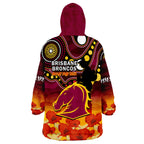 brisbane-broncos-rugby-anzac-2023-wearable-blanket-hoodie-aboriginal-mix-poppy-lest-we-forget