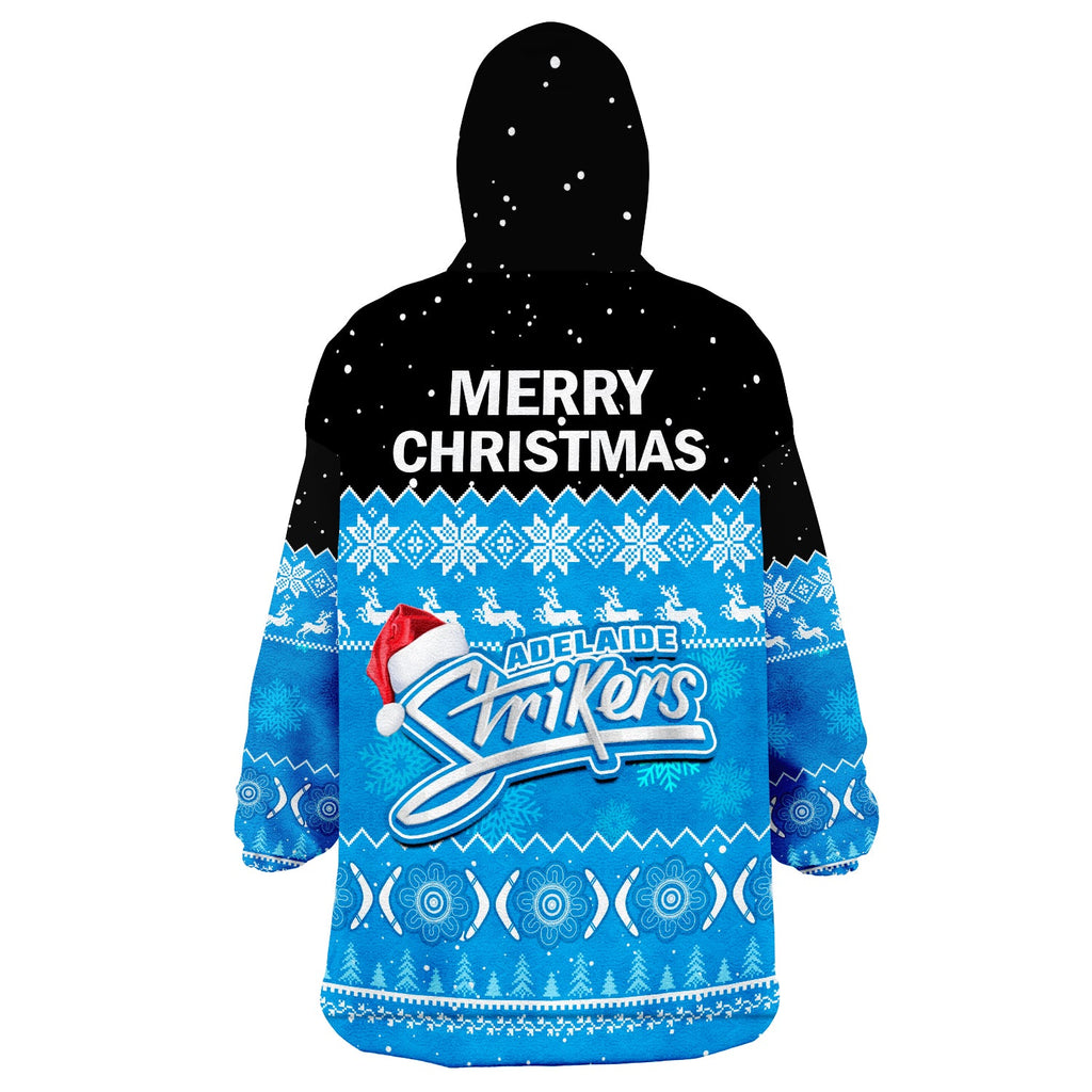 adelaide-strikers-cricket-wearable-blanket-hoodie-aboriginal-merry-christmas