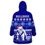 bulldogs-rugby-christmas-wearable-blanket-hoodie-berries-merry-xmas-aboriginal-art