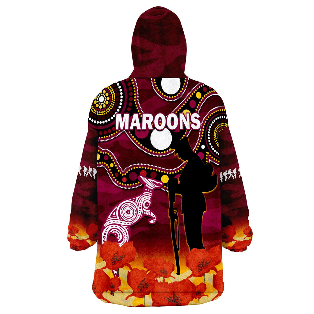 maroons-rugby-anzac-2023-wearable-blanket-hoodie-qld-aboriginal-mix-poppy-camouflage
