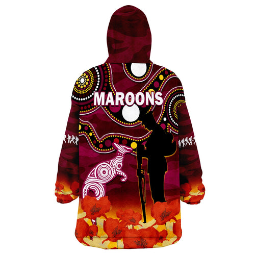 maroons-rugby-anzac-2023-wearable-blanket-hoodie-qld-aboriginal-mix-poppy-camouflage