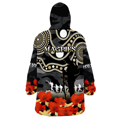 collingwood-football-anzac-2023-wearable-blanket-hoodie-aboriginal-mix-poppy-camouflage
