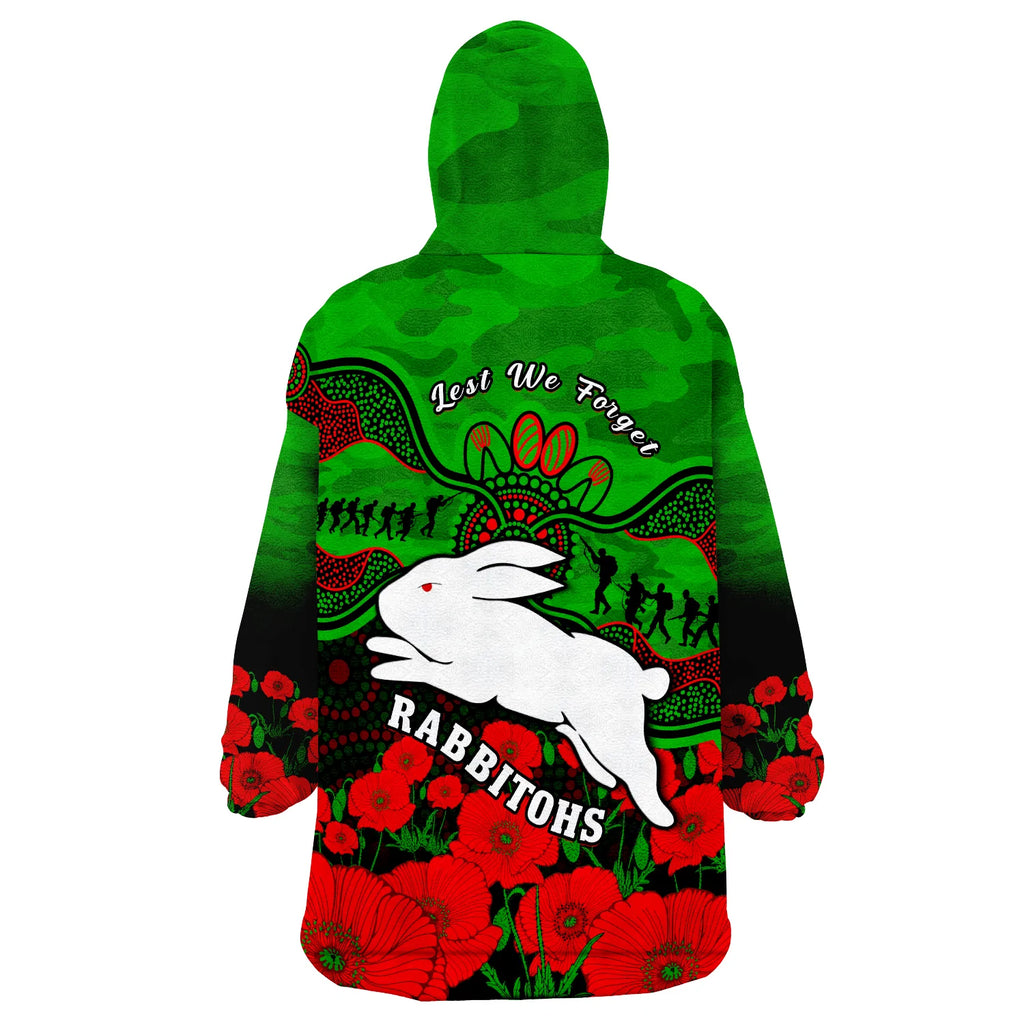 rabbitohs-rugby-anzac-wearable-blanket-hoodie-south-sydney-camouflage-poppy-aboriginal