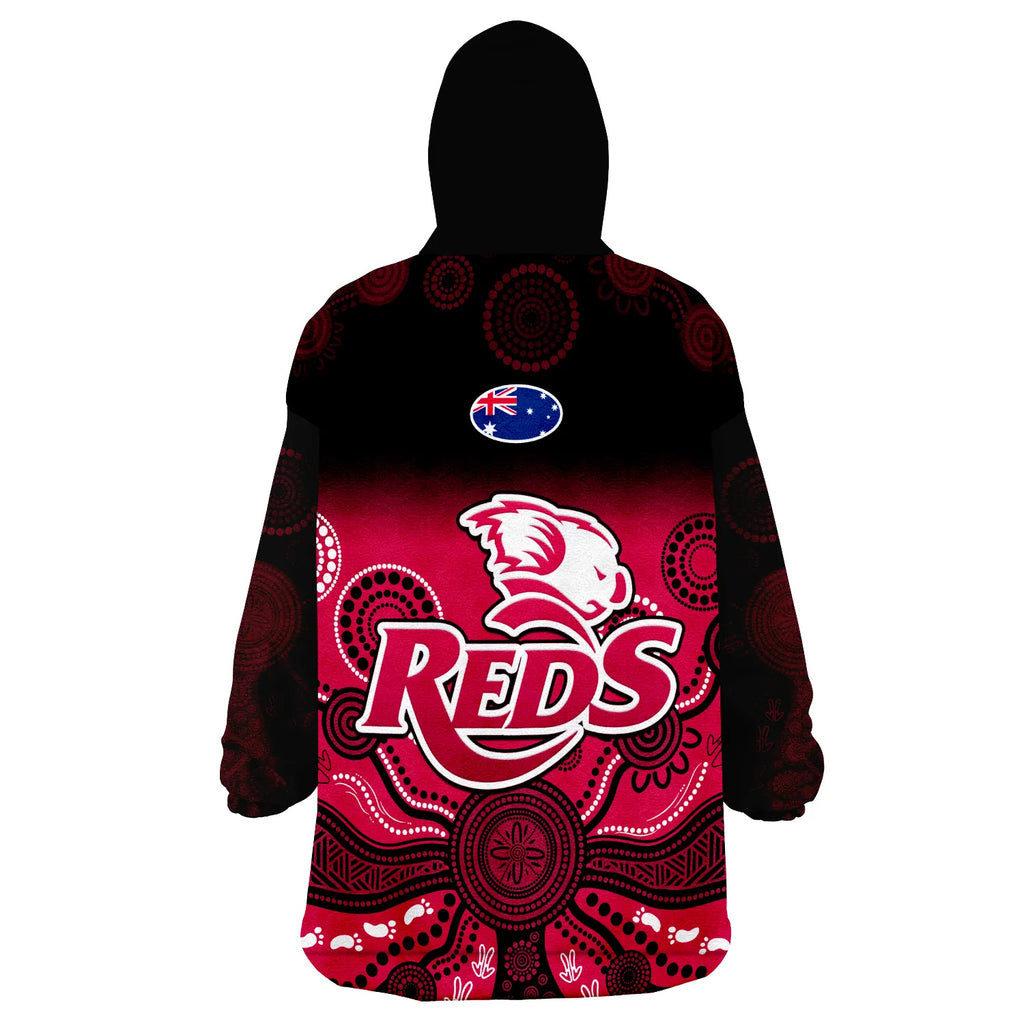 queensland-reds-rugby-wearable-blanket-hoodie-gradient-aboriginal