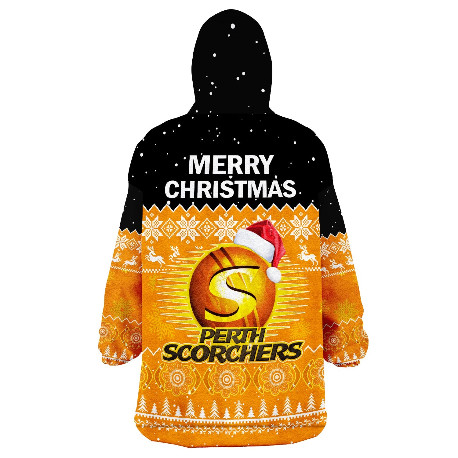 perth-scorchers-cricket-wearable-blanket-hoodie-aboriginal-merry-christmas