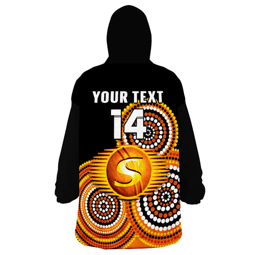 custom-text-and-number-perth-scorchers-cricket-wearable-blanket-hoodie-champions-bbl12-proud-indigenous-art