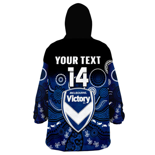 custom-text-and-number-melbourne-victory-football-wearable-blanket-hoodie-aboriginal-art