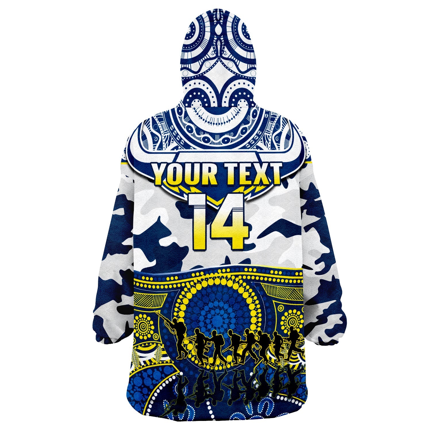 custom-text-and-number-cowboys-rugby-anzac-wearable-blanket-hoodie-indigenous-poppy-mix-camouflage