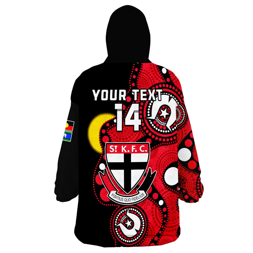 custom-text-and-number-st-kilda-football-naidoc-2023-wearable-blanket-hoodie-saints-indigenous-for-our-elders