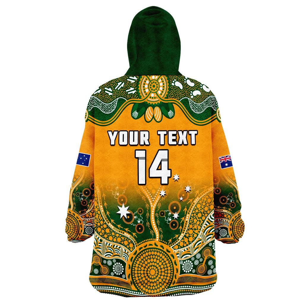 custom-text-and-number-australia-rugby-wearable-blanket-hoodie-wallabies-kangaroo-orange-aboriginal