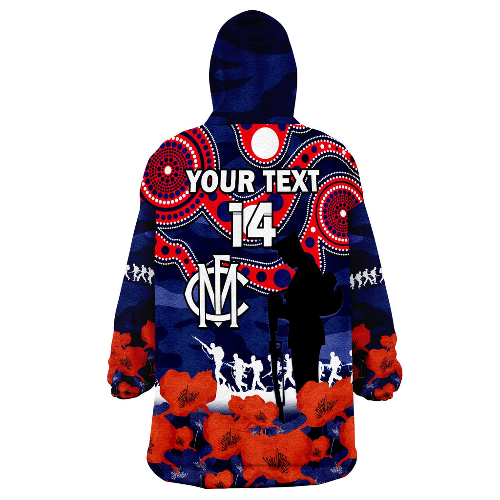 custom-text-and-number-melbourne-football-anzac-2023-wearable-blanket-hoodie-demons-aboriginal-mix-poppy-camouflage