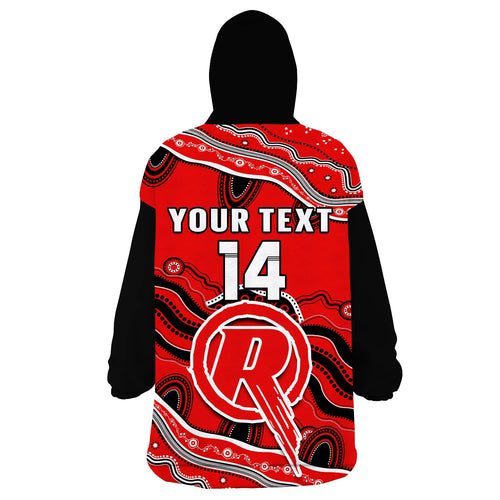 custom-text-and-number-renegades-cricket-wearable-blanket-hoodie-melbourne-aboriginal-painting