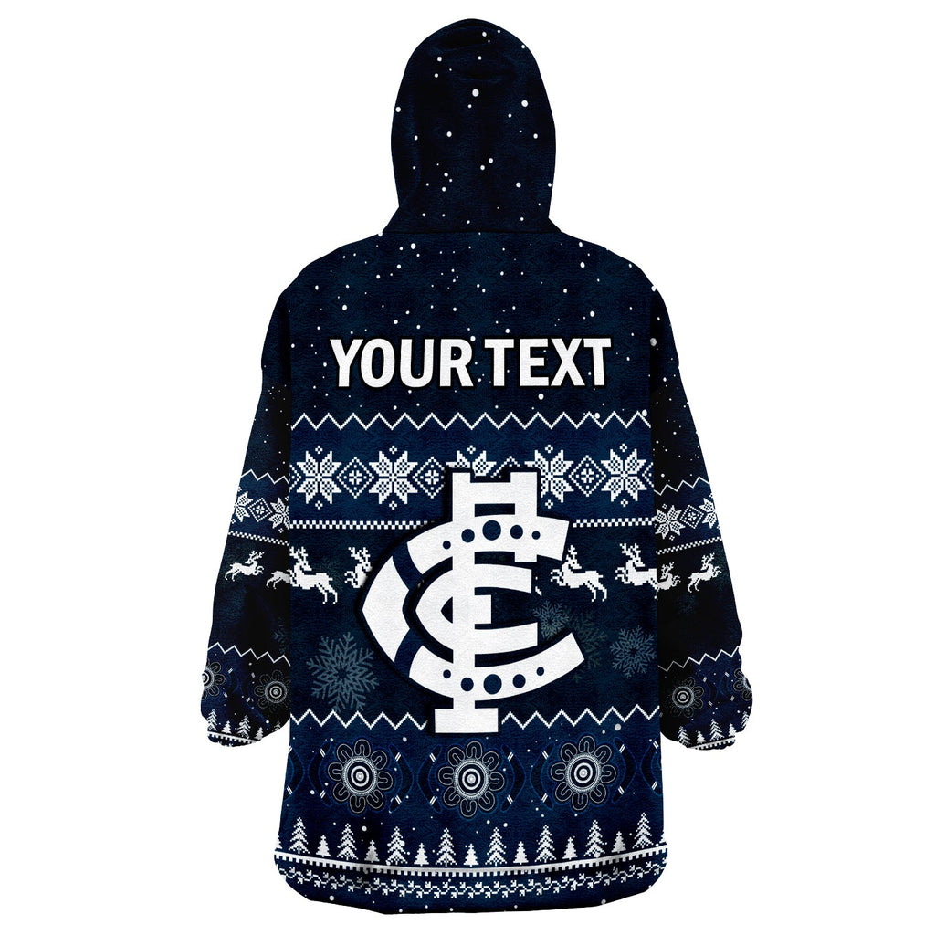 custom-personalised-carlton-football-wearable-blanket-hoodie-blues-indigenous-merry-christmas