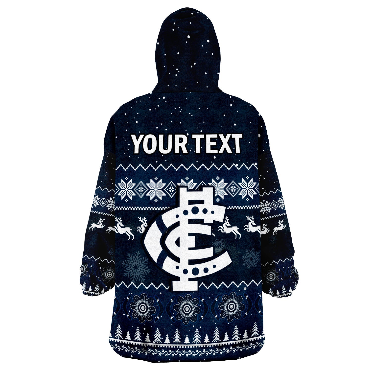 custom-personalised-carlton-football-wearable-blanket-hoodie-blues-indigenous-merry-christmas