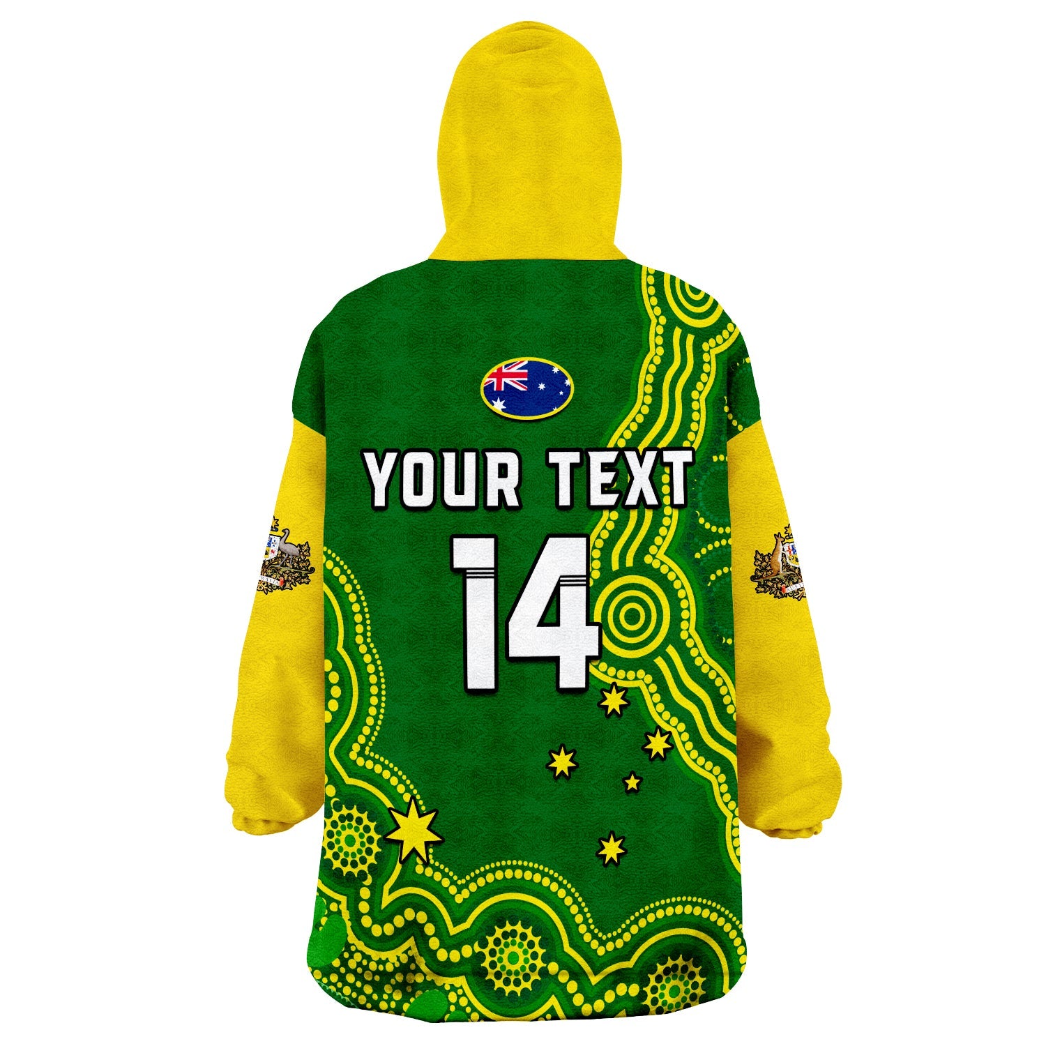custom-text-and-number-australia-rugby-wearable-blanket-hoodie-jillaroos-champions-indigenous-green-style