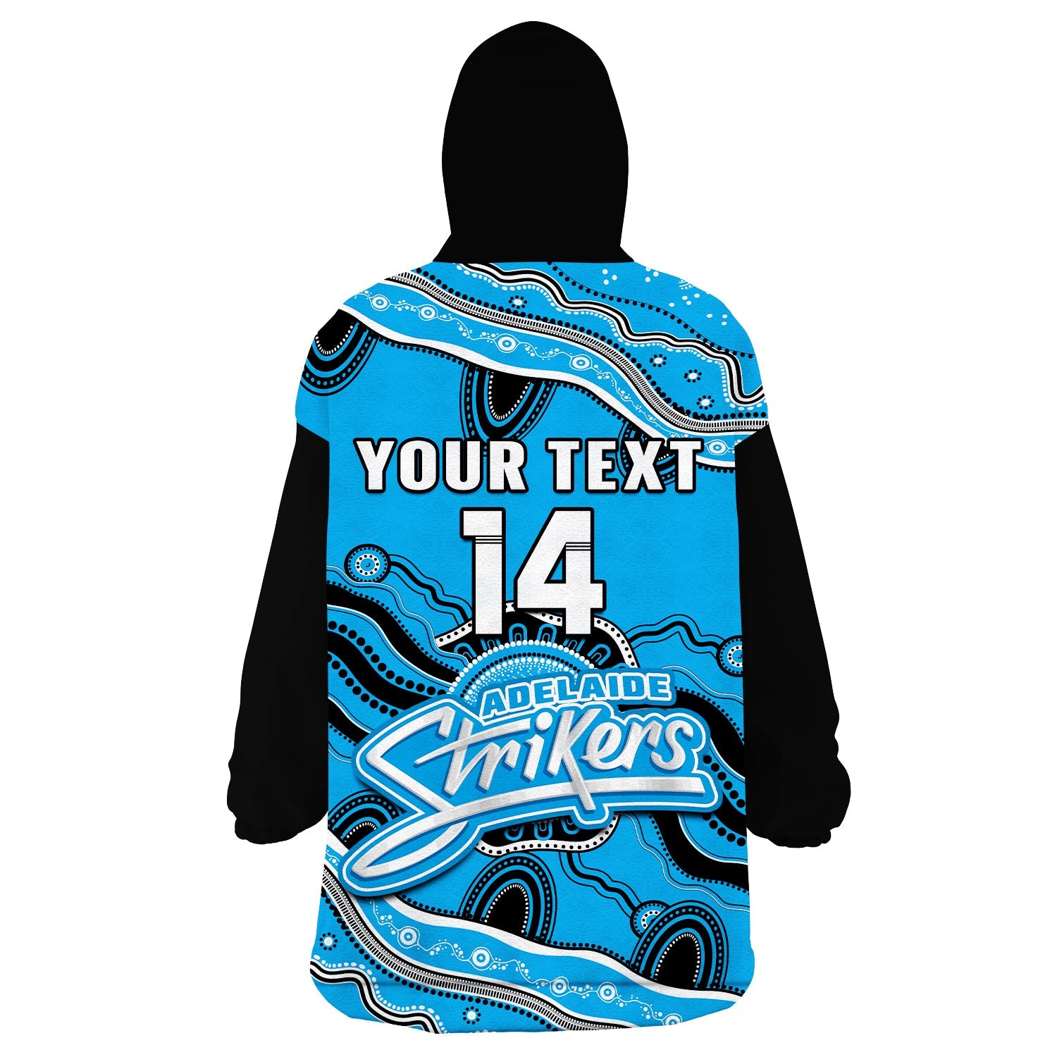 custom-text-and-number-adelaide-strikers-cricket-wearable-blanket-hoodie-aboriginal-painting