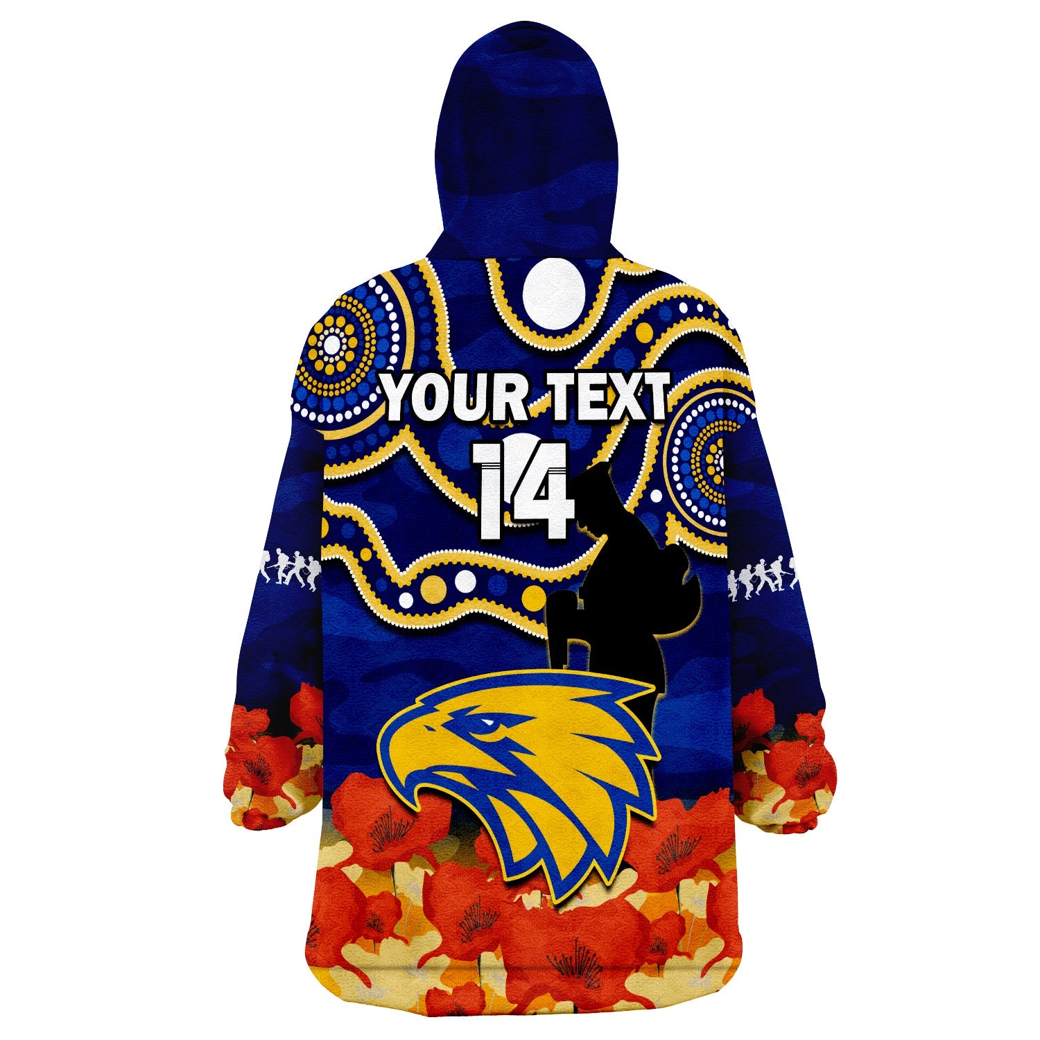 custom-text-and-number-eagles-football-anzac-2023-wearable-blanket-hoodie-west-coast-indigenous-mix-poppy-camouflage