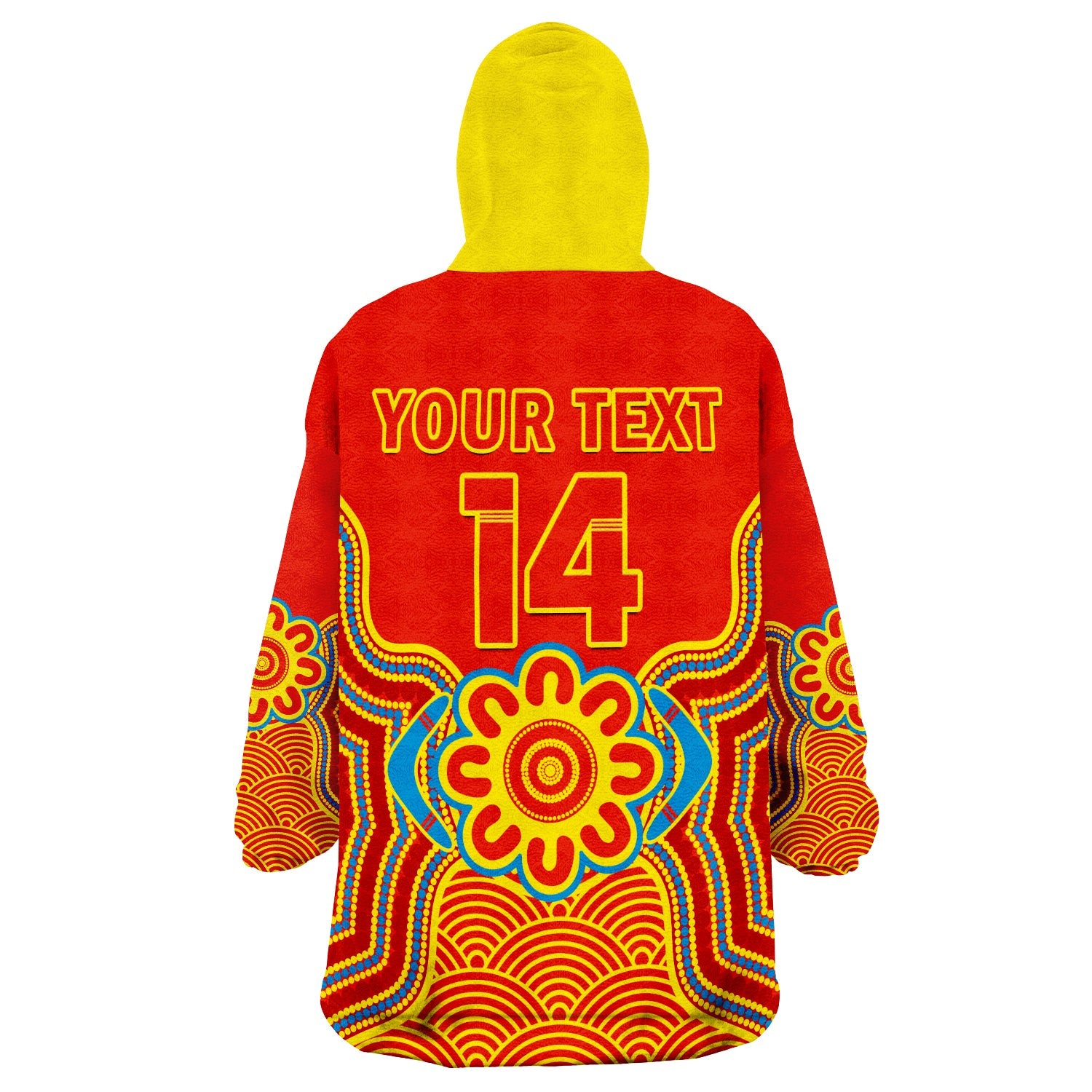 custom-text-and-number-gold-coast-football-wearable-blanket-hoodie-suns-indigenous-pattern