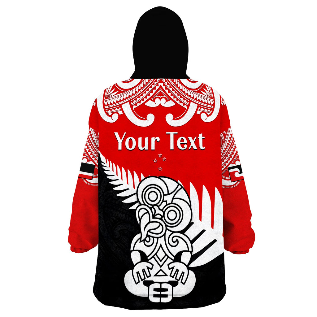 custom-personalised-waitangi-day-wearable-blanket-hoodie-tino-rangatiratanga-flag-with-tiki-maori-fern