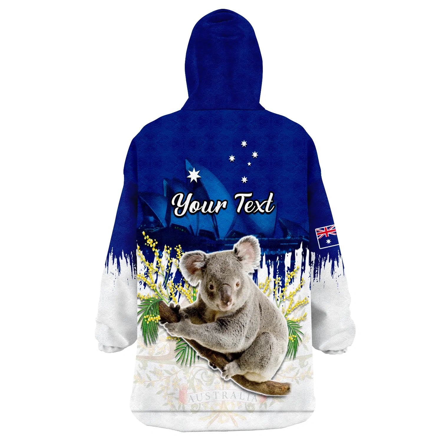 custom-personalised-australia-day-wearable-blanket-hoodie-koala-sydney-opera-house-flag-color