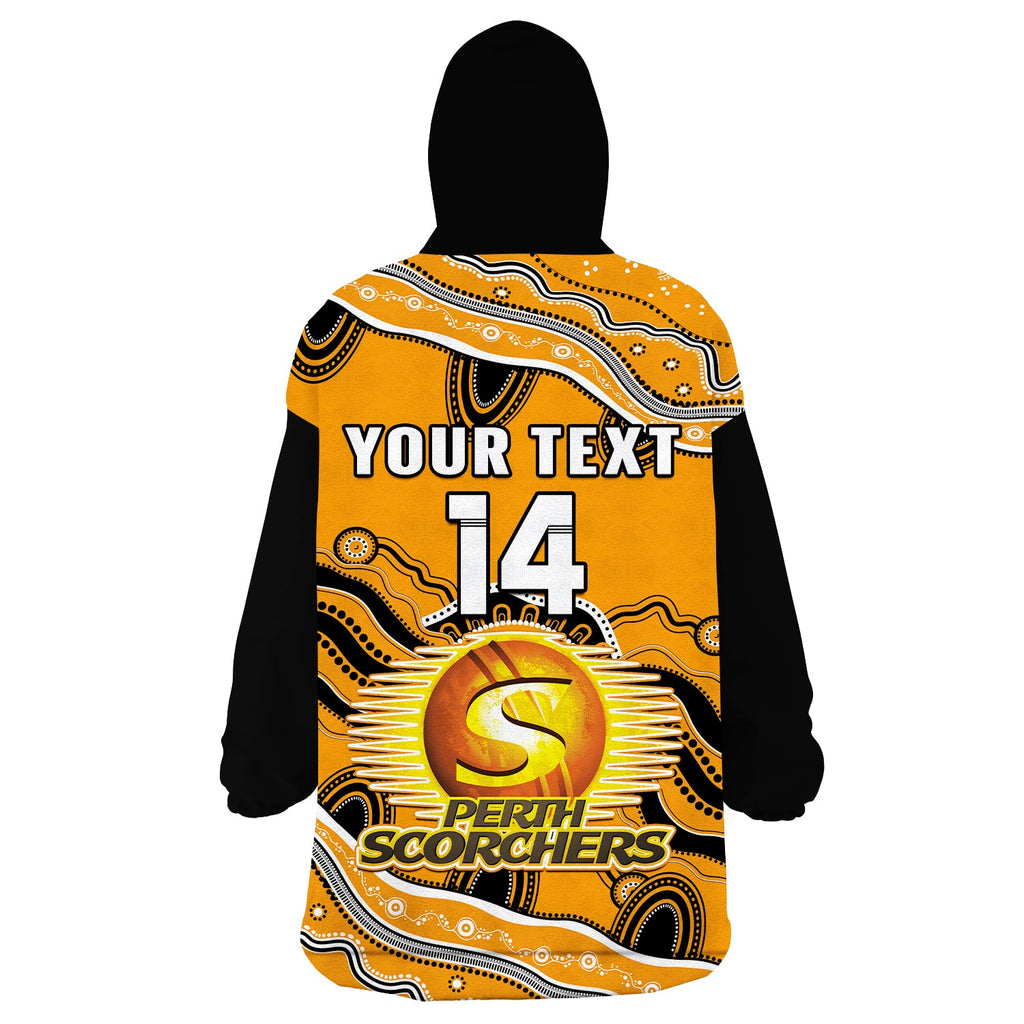 custom-text-and-number-perth-scorchers-cricket-wearable-blanket-hoodie-aboriginal-painting