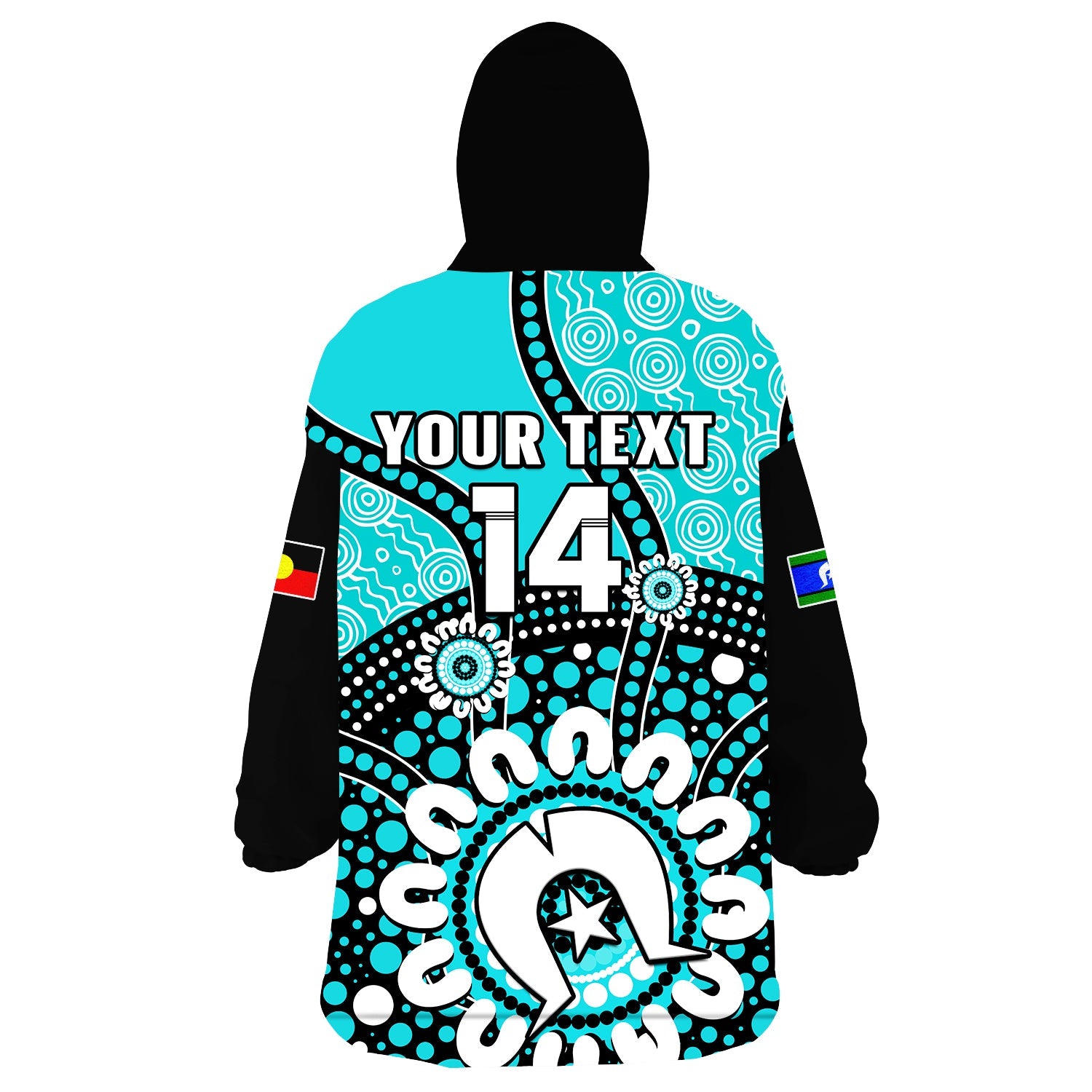 custom-text-and-number-brisbane-heat-naidoc-2023-wearable-blanket-hoodie-indigenous-for-our-elders