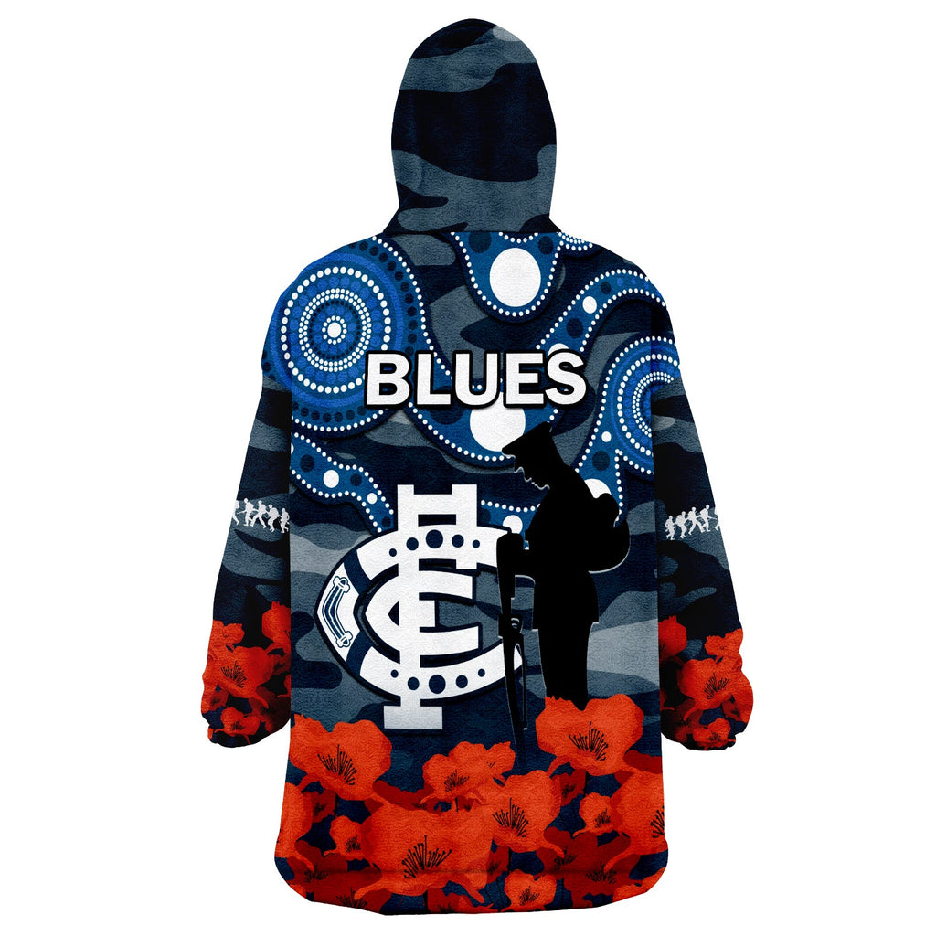 carlton-football-anzac-2023-wearable-blanket-hoodie-blues-aboriginal-mix-poppy-camouflage