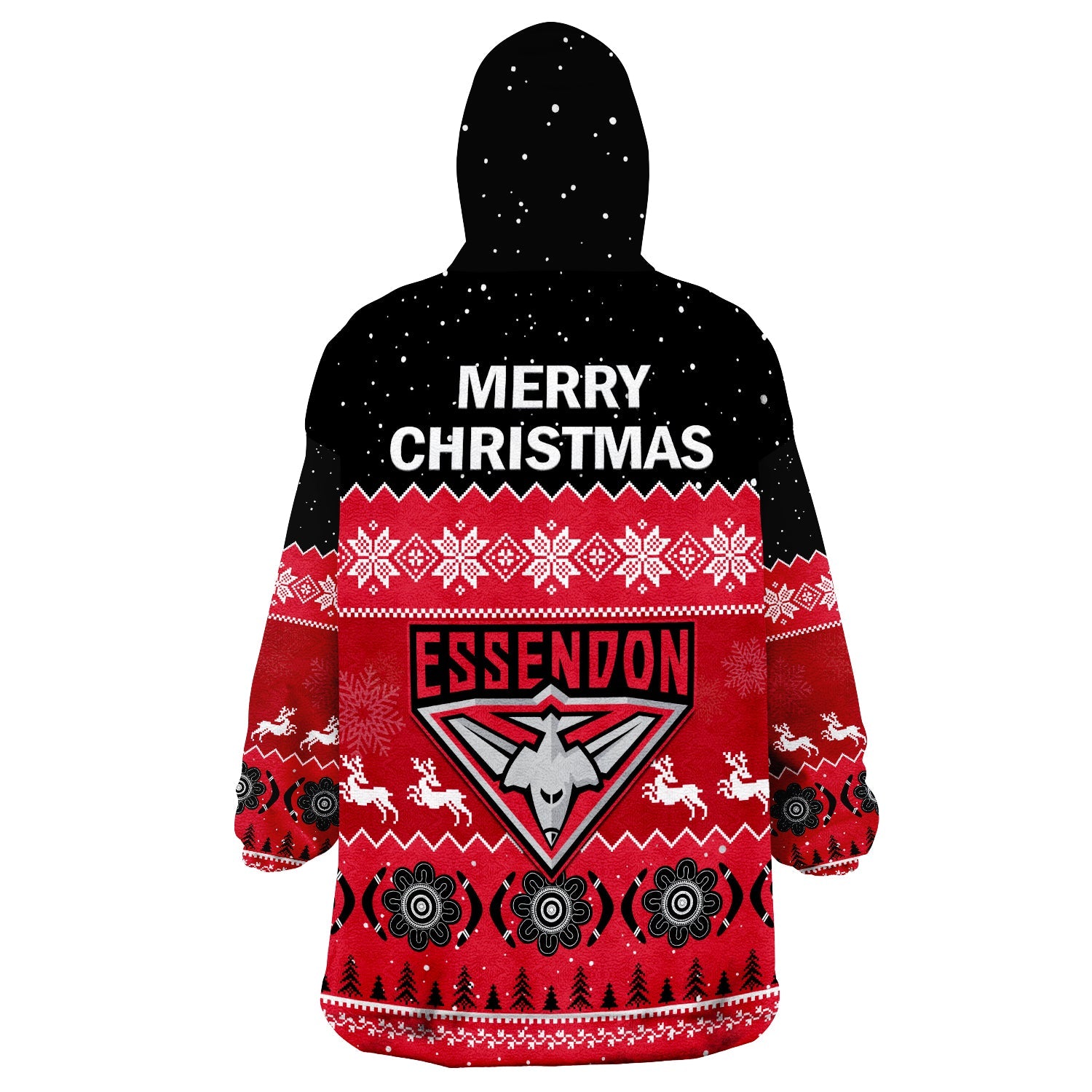 essendon-football-wearable-blanket-hoodie-bombers-indigenous-merry-christmas