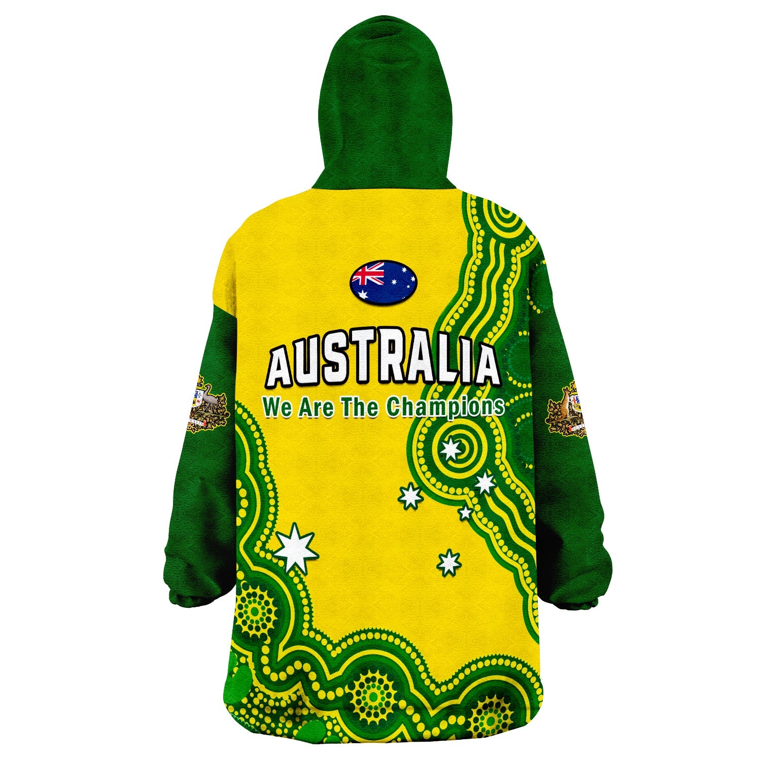 australia-rugby-wearable-blanket-hoodie-jillaroos-champions-indigenous-yellow-style