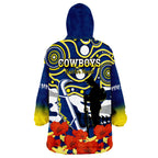 cowboys-rugby-anzac-2023-wearable-blanket-hoodie-australian-army-aboriginal-lest-we-forget
